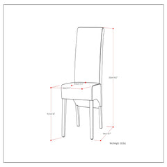 Avalon - Deluxe Parson, Dining Chair (Set of 2)