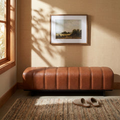Indoor Dining Bench For Dining Room - Brown
