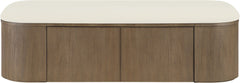 Velden - Upholstered Storage Bench With Stained Brown Base
