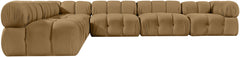 Orin - Velvet 6 Piece Modular L-Shaped Sectional