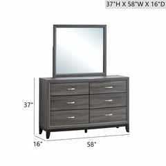 Glasgow - Dresser With 6 Drawers