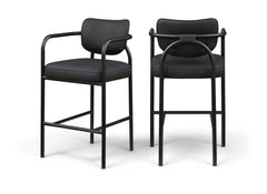 Serava - Vegan Leather Upholstered Bar Stool