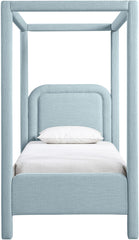 Salina - Linen Textured Fabric Upholstered Bed