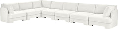 Hammond - Velvet Performance Fabric Upholstered 7 Piece Sectional