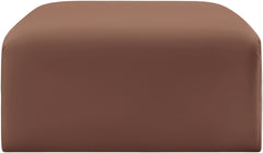 Arc - Faux Leather Ottoman