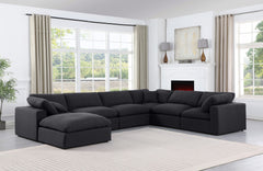 Comfy - 7 Piece Linen Modular Sectional With Chaise