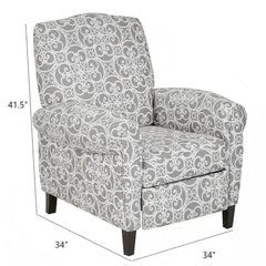 Kirby - Transitional Push Back Recliner Chair