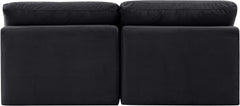 Indulge - Velvet 2 Seat Modular Armless Sofa