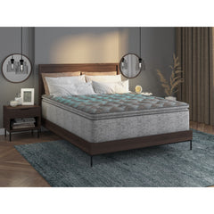 Comfort Care - 10" Hybrid Euro Top Mattress Plush Comfort - Blue / Gray - Twin Extra Long
