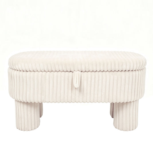 Modern Storage Ottoman Bench For Living Room
