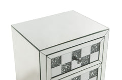 Noralie - Accent Table - Silver - Glass