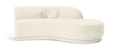 Avra - 86" Velvet Performance Fabric Upholstered Sofa