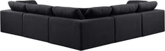 Comfy - 5 Piece Linen Modular Corner Sectional