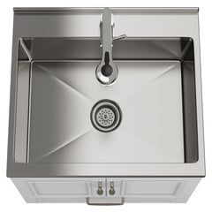 Cardinal - Laundry Cabinet With Faucet And Sink - White - Wood