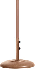 Fiji - Aluminum Patio Umbrella With Round Teak Base