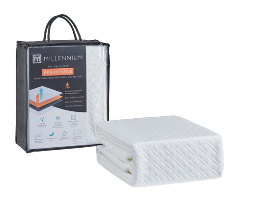 Basic Protector - Queen Mattress Protector (Set of 4) - White