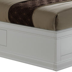 Traditional Style Bookcase Storage Bed