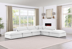 Comfy - 6 Piece Linen Modular Sectional