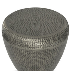 Preston - Metal Side Table - Silver