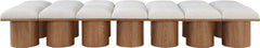 Pavilion - 14 Piece Modular Bench With Brown Base