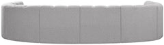 Arc - Boucle Fabric 8 Piece Modular Sofa