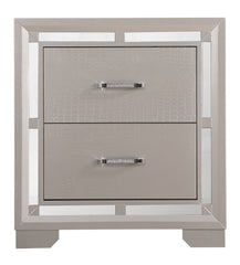Elegant Nightstand - Champagne