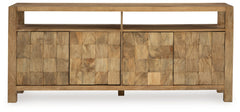 Hudwick - Accent Cabinet - Natural Brown