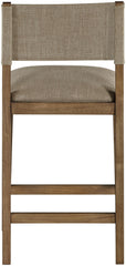 Avon - Linen Textured Performance Fabric Counter Stool