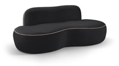 Swerve - Velvet 77" Upholstered Loveseat
