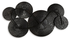 Rhetlen - Wall Decor - Black / Gold Finish