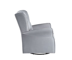 Glider Chair With Swivel - Gray