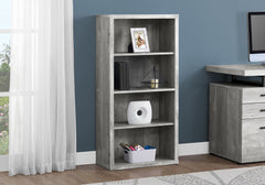 Bookshelf, Bookcase, Etagere, 5 Tier, For Office, Contemporary & Modern - Gray