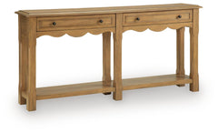 Whitmund - Console Sofa Table - Light Brown