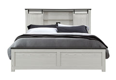 Ava - Queen Storage Bed - Beige