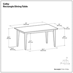 Colby - Dining Table - Oak