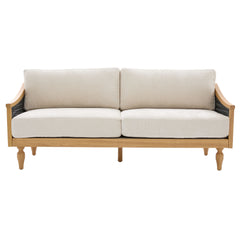Loveseat Sofa With Armrests - Black