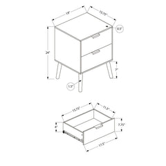 Modern Accent Table & Storage Drawers