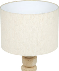 Opus - Linen Textured Fabric And Brass Table Lamp