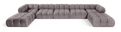 Orin - 7 Piece Modular Sectional (3 Modular Chairs, 2 Corner Chairs & 2 Ottomans)