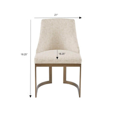 Contemporary Modern Accent Dining Chairs (Set of 2)