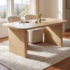 Rectangular, Indoor Dining Table - Natural