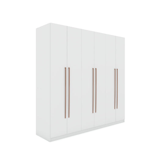 Gramercy - Free Standing Wardrobe Closet With Drawers And Shelves