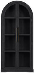 Corva - Solid Wood, Oak Veneer And Stainless Steel Storage Cabinet