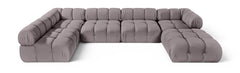 Orin - 6 Piece Modular Sectional (3 Modular Chairs, 2 Corner Chairs & Ottoman)