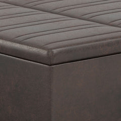 Ellis - Upholstered Coffee Table Storage Ottoman