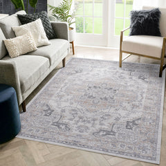 Marfi - 6' X 9' Oriental Area Rug - Ivory / Beige