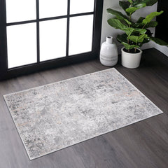 Marfi - 2' X 3' Abstract Area Rug - Gray Multi