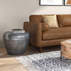 Preston - Metal Side Table - Silver