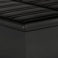 Ellis - Coffee Table Storage Ottoman Contemporary Design