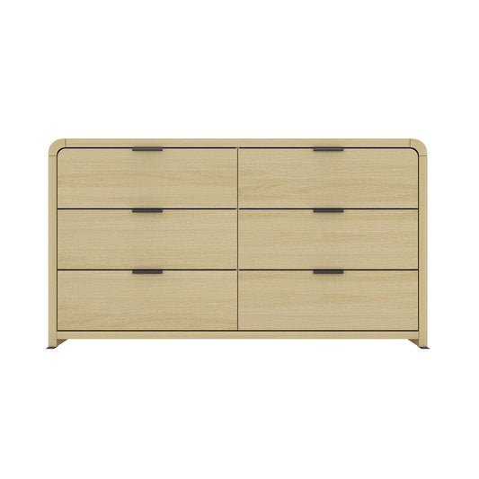 Grace - Dresser With 6 Drawers - Oak
